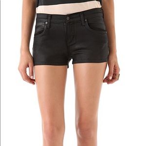 Citizens of Humanity Leatherette Hi Rise Short